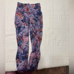 Lululemon (size 4) colorful leggings